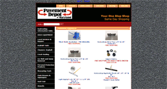 Desktop Screenshot of pavementdepotstore.com